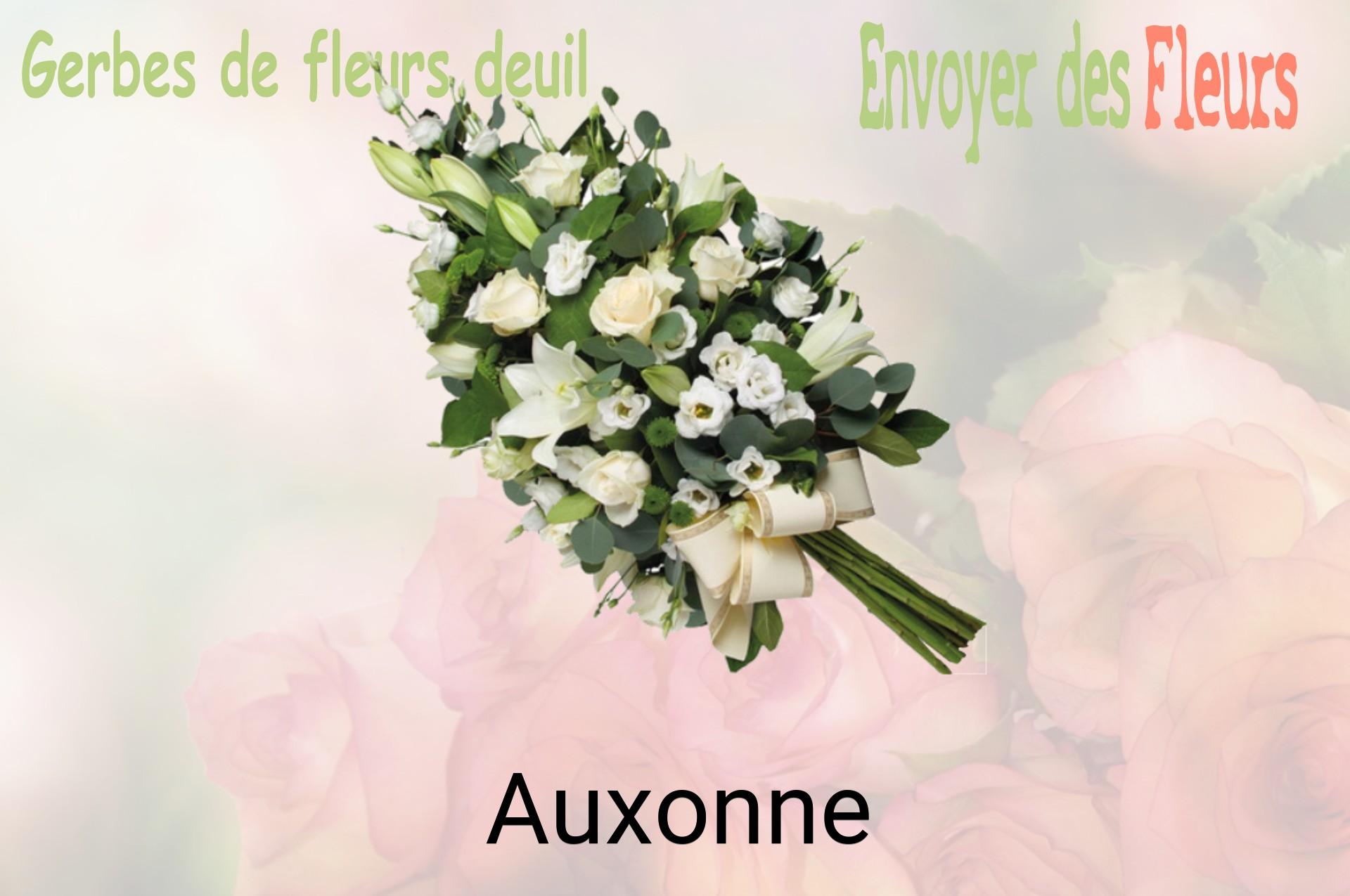 Gerbe de fleurs de deuil livrée à Auxonne